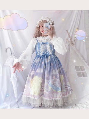 Space Observer Sweet Lolita Style Dress JSK (HA57)